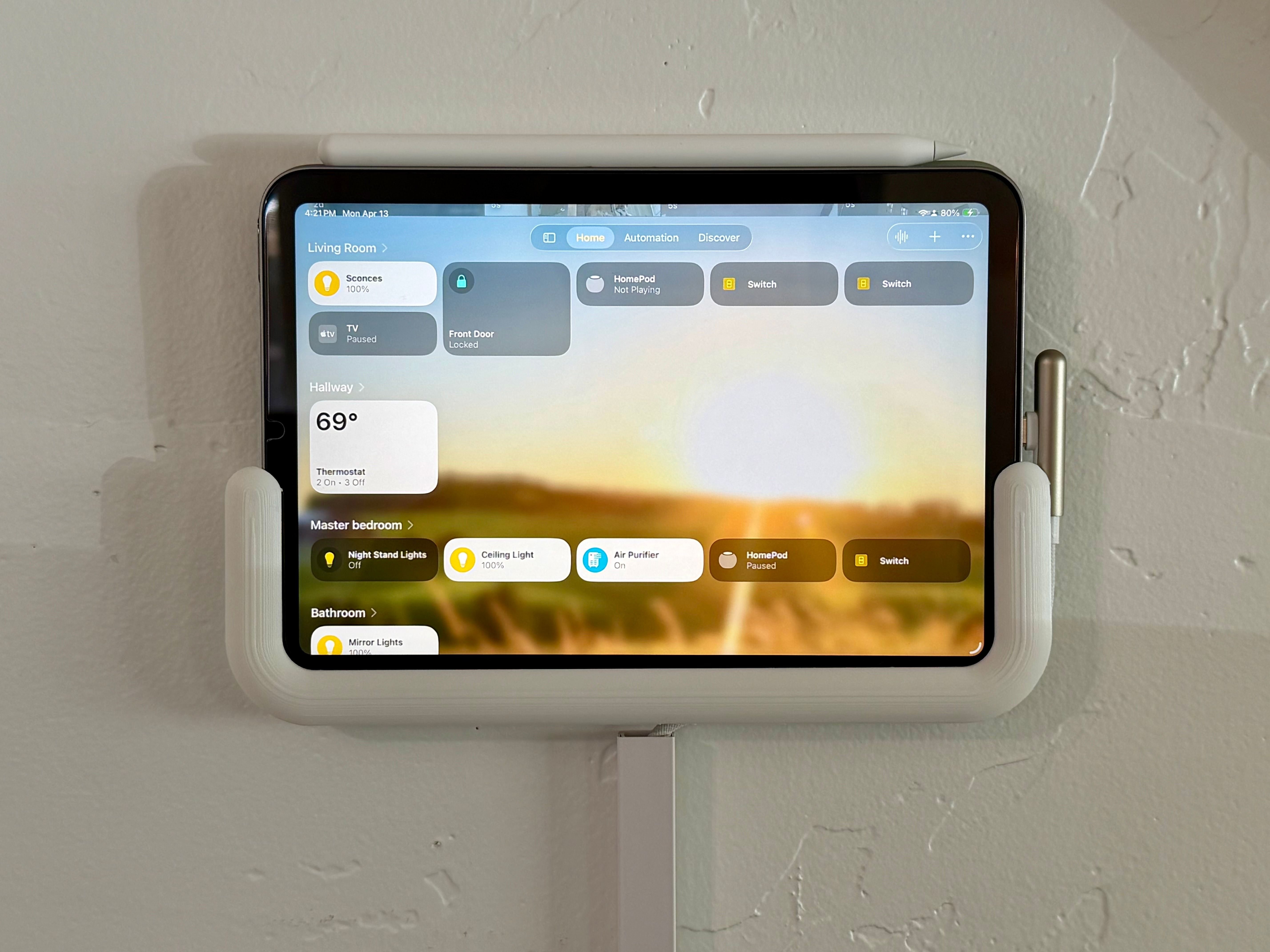 iPad Mini Smart Home Center