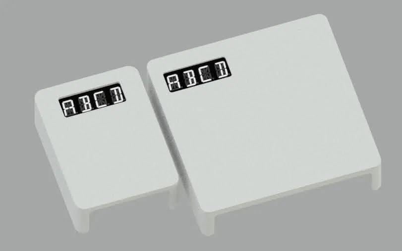 SmartKiln final enclosure render - side view with displays